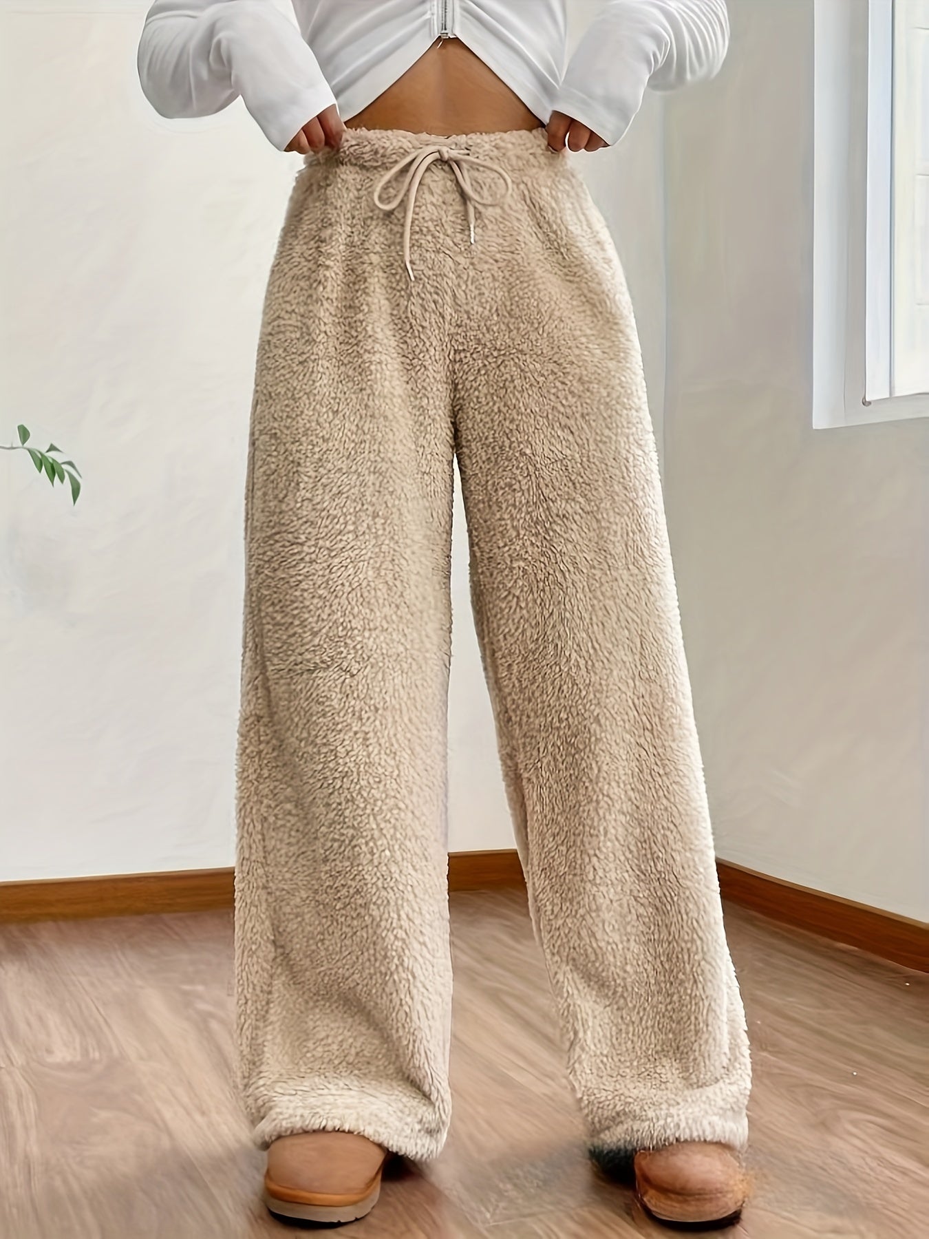 Olivia Fuzzy Sherpa Broek
