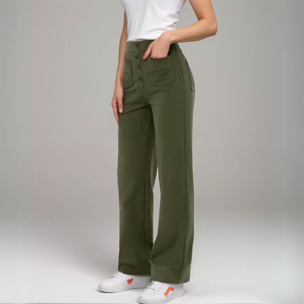 Elsa | Trendy Hoge Taille Sculpt Broek