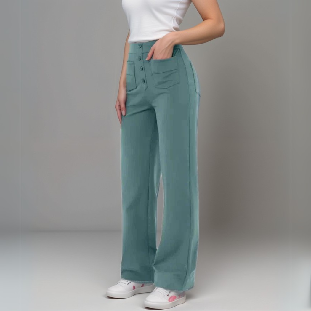 Elsa | Trendy Hoge Taille Sculpt Broek