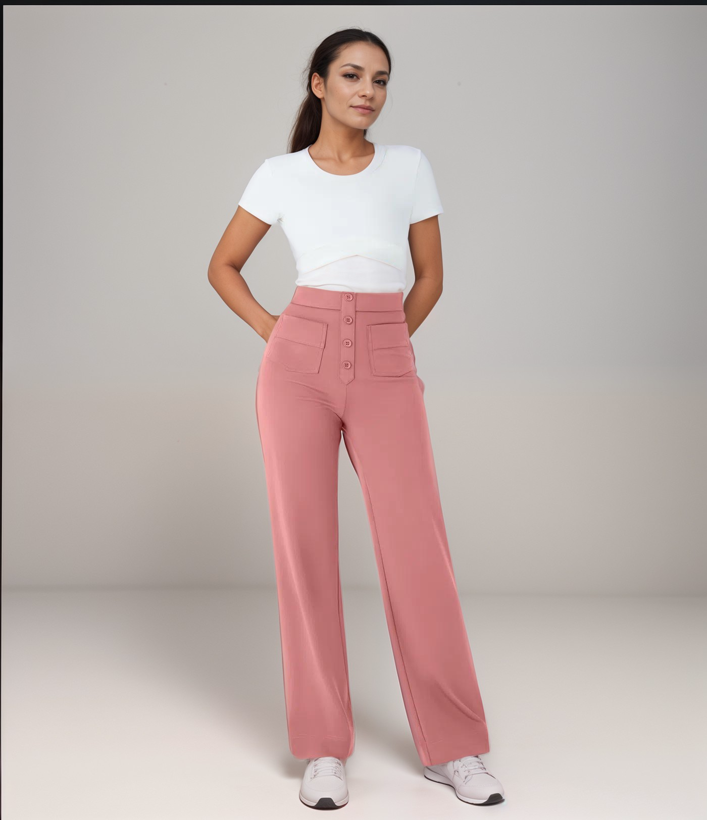 Elsa | Trendy Hoge Taille Sculpt Broek