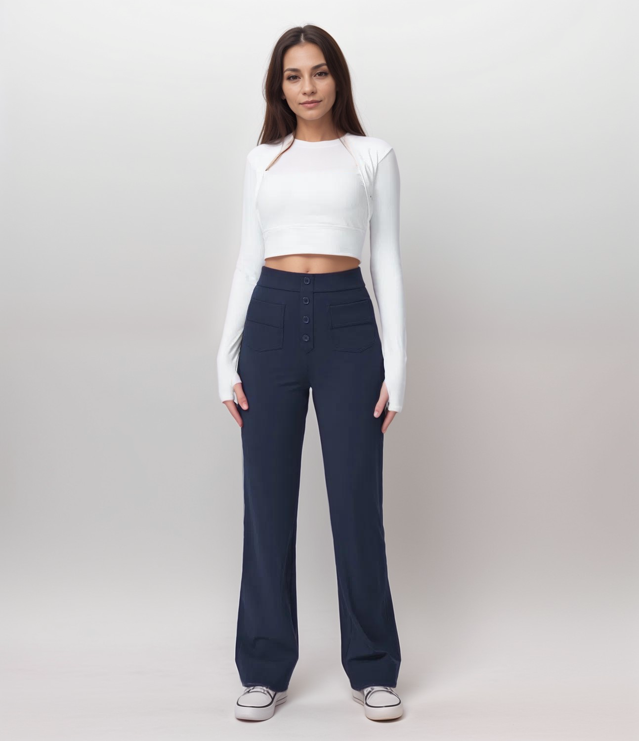 Elsa | Trendy Hoge Taille Sculpt Broek