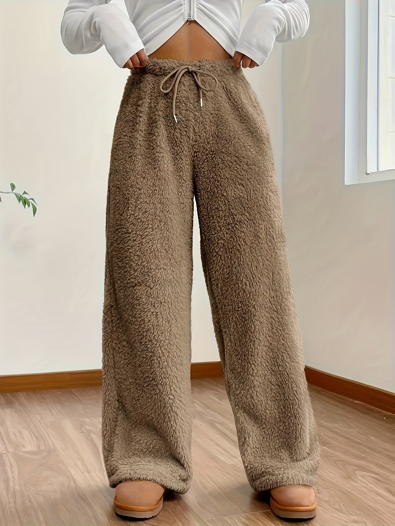 Olivia Fuzzy Sherpa Broek