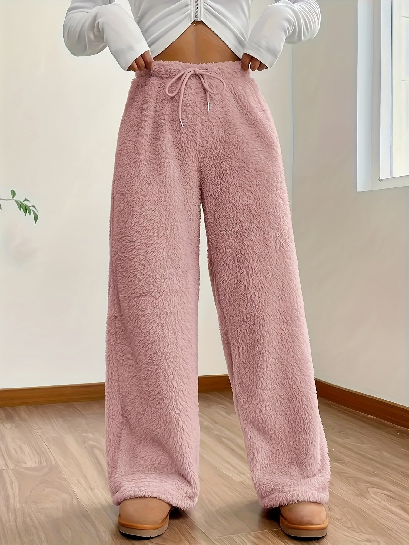 Olivia Fuzzy Sherpa Broek